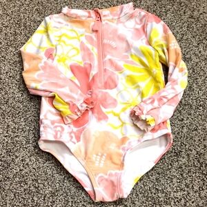 Carter's Long Sleeve Rash guard Style Swimsuit